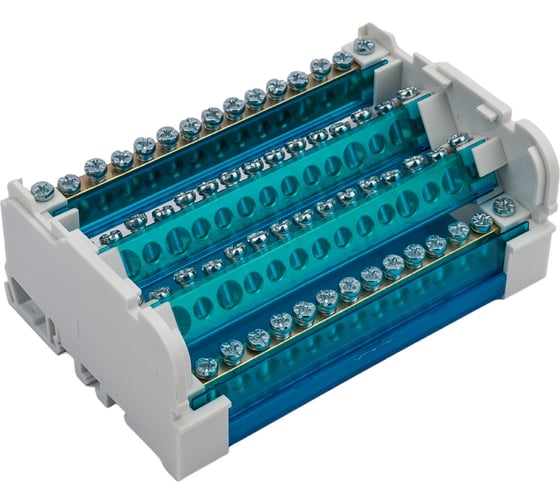 Шина на DIN-рейку в корпусе кросс-модуль HLT 4x15 3L+PEN 081-06-06/081-06-006 4670042790274