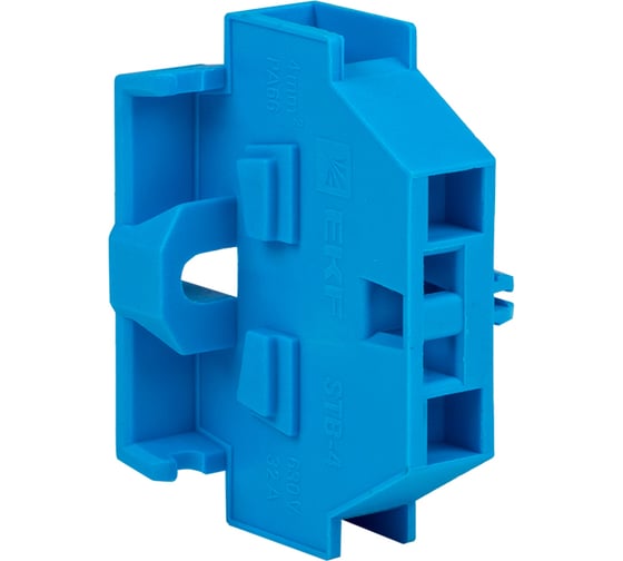 Миниклемма EKF STB-2.5 24A синяя, упаковка (50 шт) PROxima stb-m-2.5-blue-r 1
