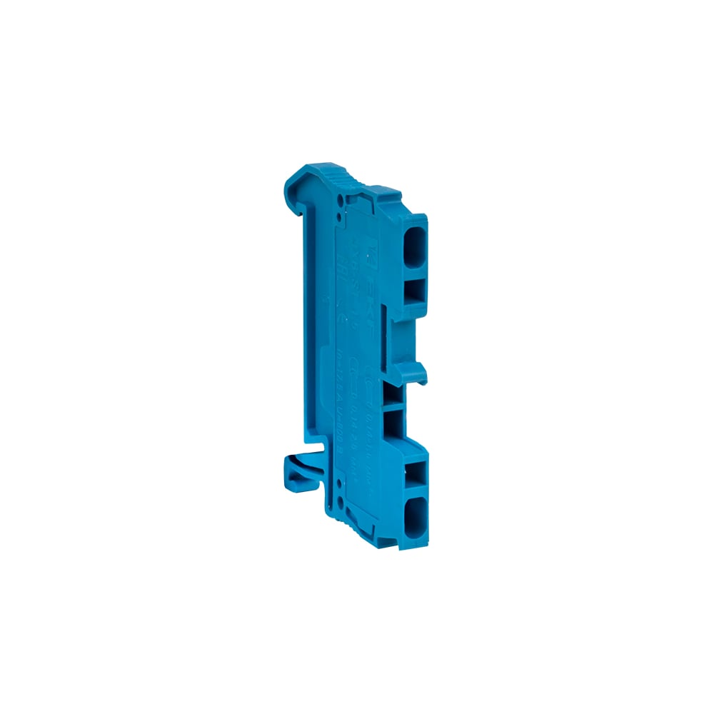 Клеммная пружинная колодка EKF JXB-ST-1.5 17.5А синяя, коробка (60 шт ...