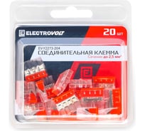 Компактная 4-проводная клемма ELECTROVOLT 2273-204 20 штук/упаковка EV-Y2273-204_20