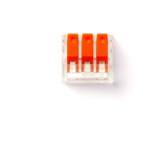 Универсальная 3-х проводная клемма ELECTROVOLT 221-413 6 штук/упаковка EV-Y221-413_6