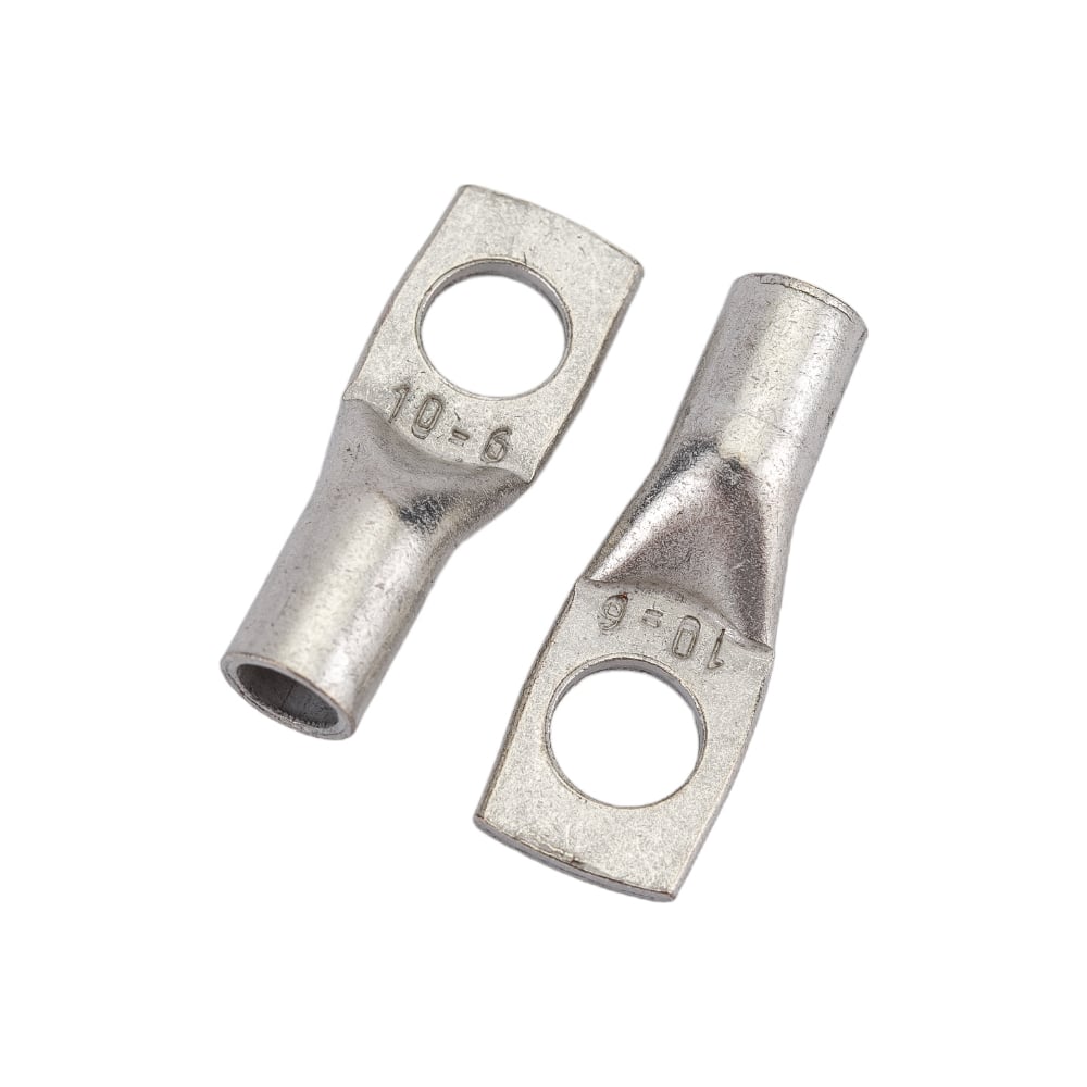 Силовой медный луженый наконечник EKF ТМЛ-Р 10-6 упаковка (100 шт ...