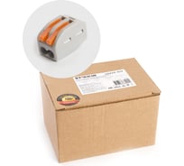 Строительно-монтажная 2-проводная клемма STEKKER 0,5-6 мм2, LD222-612 39866