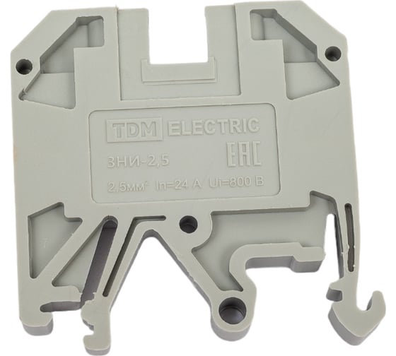 Наборный зажим TDM ELECTRIC ЗНИ-2.5 кв. мм (JXB25А), серый SQ0803-0029