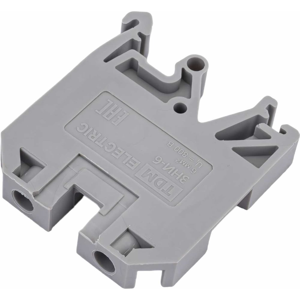 Наборный зажим TDM ELECTRIC ЗНИ-6 кв. мм (JXB50А), серый