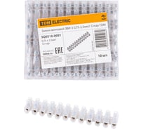Винтовой зажим TDM ELECTRIC ЗВИ-3 0,75-2,5 кв. мм, 12 пар SQ0510-0001