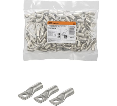 Наконечник TDM ELECTRIC медный лужёный ТМЛ-Р 25-6-7 100 шт SQ0572-0023