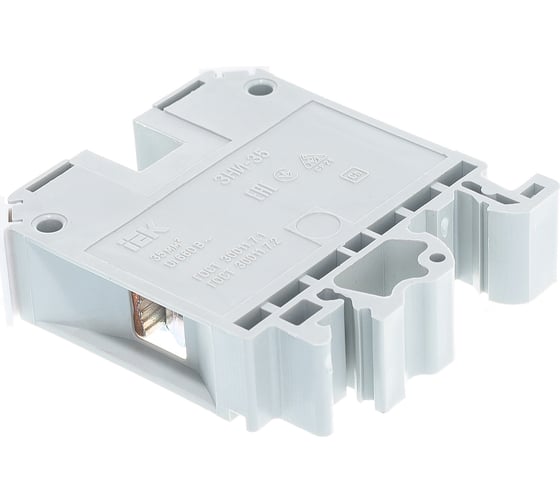 Клеммная колодка ЗНИ-35, 35 мм2, серый IEK YZN10-035-K03