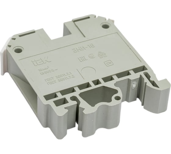 Клеммная колодка ЗНИ-16, 16 мм2, серый IEK YZN10-016-K03