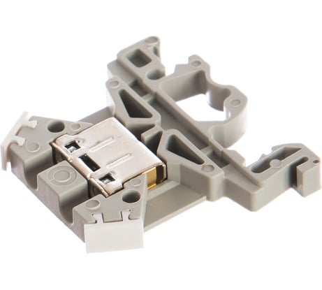 Клеммная колодка ЗНИ-4, 4 мм2, серый IEK YZN10-004-K03