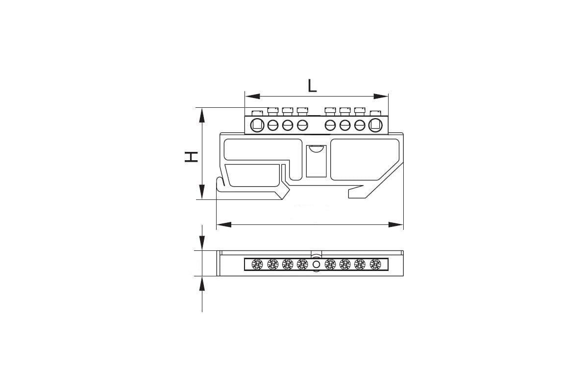 Нулевая шина, 8х12, 12-Д IEK YNN10-812-12D-K07 - выгодная цена, отзывы ...