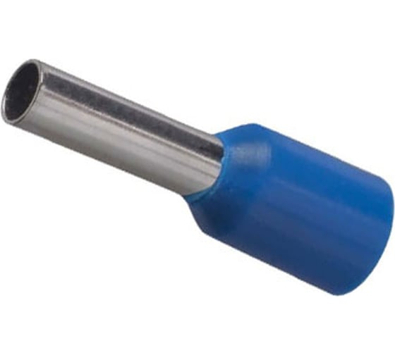 Наконечник-гильза Grisard Electric Е 2,5-08 2,5мм2 с изолированным фланцем синий (100шт) GE (E2508) GRE-014-0033