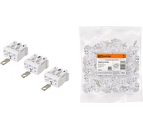 Пружинная соединительная клемма TDM ELECTRIC КСПз3-L+N+PE (16 A; с заземлением под винт) SQ0510-0108