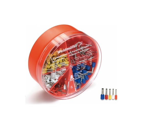 Набор кабельных наконечников H-BOX Weidmuller 0,5-2,5QMM DIN 9025430000