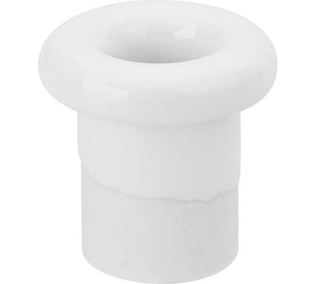 Керамический проходной изолятор для провода TDM ELECTRIC белый, 10 шт. SQ2802-0020