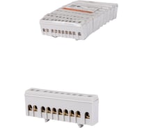 Шина TDM ELECTRIC L фаза, в сером изоляторе, на DIN-рейку, 6x9 мм, 10 групп SQ0801-0211
