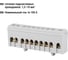 Шина TDM ELECTRIC L фаза, в сером изоляторе, на DIN-рейку, 6x9 мм, 10 групп SQ0801-0211 4
