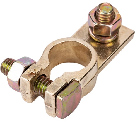 Клеммы АКБ в комплекте StartVOLT латунь, винт и гайка 8мм SBT 003