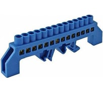 Шина "N" нулевая TDM ELECTRIC 8х12мм, 14 групп/крепеж по центру, в упаковке 10 штук SQ0801-6006