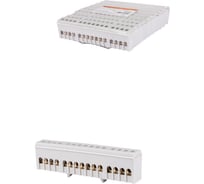 Шина TDM ELECTRIC L фаза, в сером изоляторе, на DIN-рейку, 6x9 мм, 15 групп SQ0801-0213