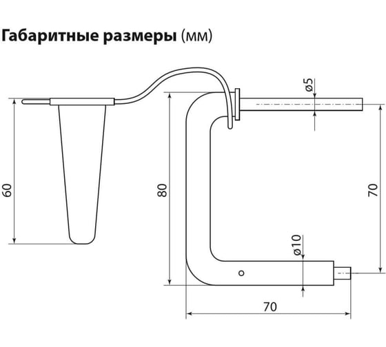 Изолированная скоба для заземления TDM ELECTRIC С 200 (ST 208.1) SQ0412-0053