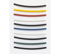 Набор термоусаживаемых трубок Grisard ElectricТТУ 4/2 (4хЧ, 2хБ, К, С, Ж, З) (10x10см/упаковка) GRE-016-0007