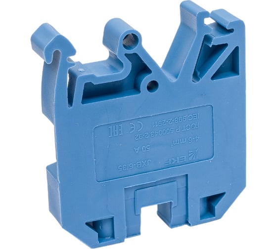 Клеммная колодка EKF PROxima JXB-6/35 синяя коробка 50 шт. plc-jxb-6/35b