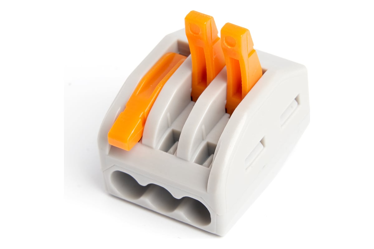 Строительно-монтажная 3-проводная клемма STEKKER LD222-613 39867 ...