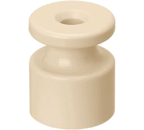 Изолятор TDM ELECTRIC пластиковый, слоновая кость, 100 штук SQ2804-0103