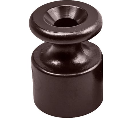 Изолятор для наружного монтажа Bironi rf, пластик, коричневый, 10 штук/упаковка R1-551-22-10