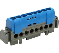 Клеммная колодка Legrand IP 2X - нейтраль - синяя - 8x1,5-16 мм2 - длина 75 мм 004842
