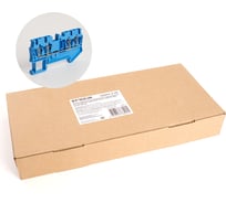 Самозажимной зажим STEKKER 4-проводной проходной ЗНИ - 2,5, JXB ST 2,5, синий LD554-2-25 39971