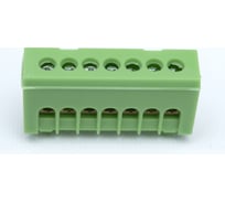 Изолированная шина PE TEHNOPLAST зеленый для din-рейки - 7 отверстий PE/7 PN131462