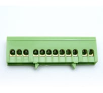 Изолированная шина PE TEHNOPLAST зеленый для din-рейки - 12 отверстий PE/12 PN131463