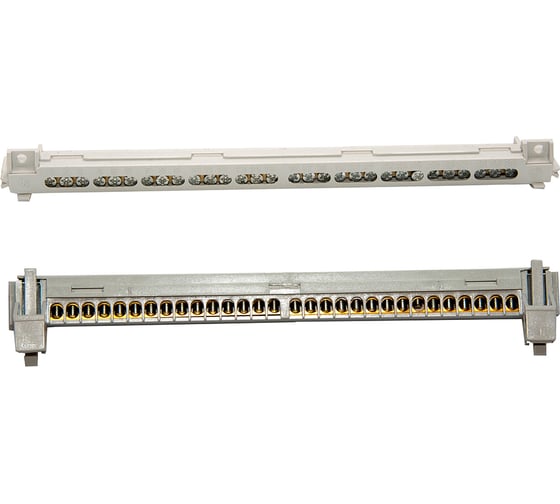 Изолированная шина TEHNOPLAST 2x15 отверстий дополнительный держатель IS30 PN131458