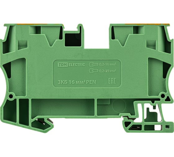 Клеммный безвинтовой зажим TDM ELECTRIC зкб pen 16мм2 SQ0822-0143