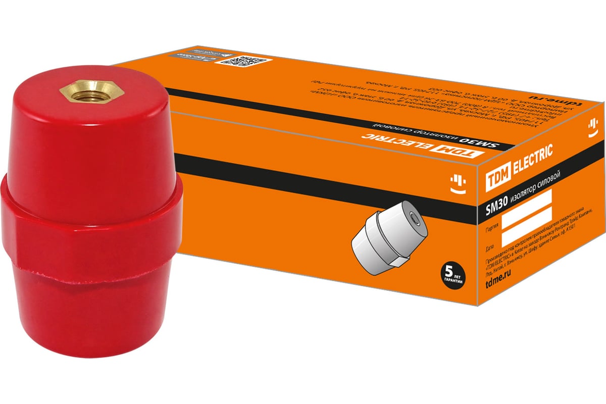 Изолятор TDM sm30 силовой н30хd27хм8мм SQ0807-0053 - выгодная цена ...