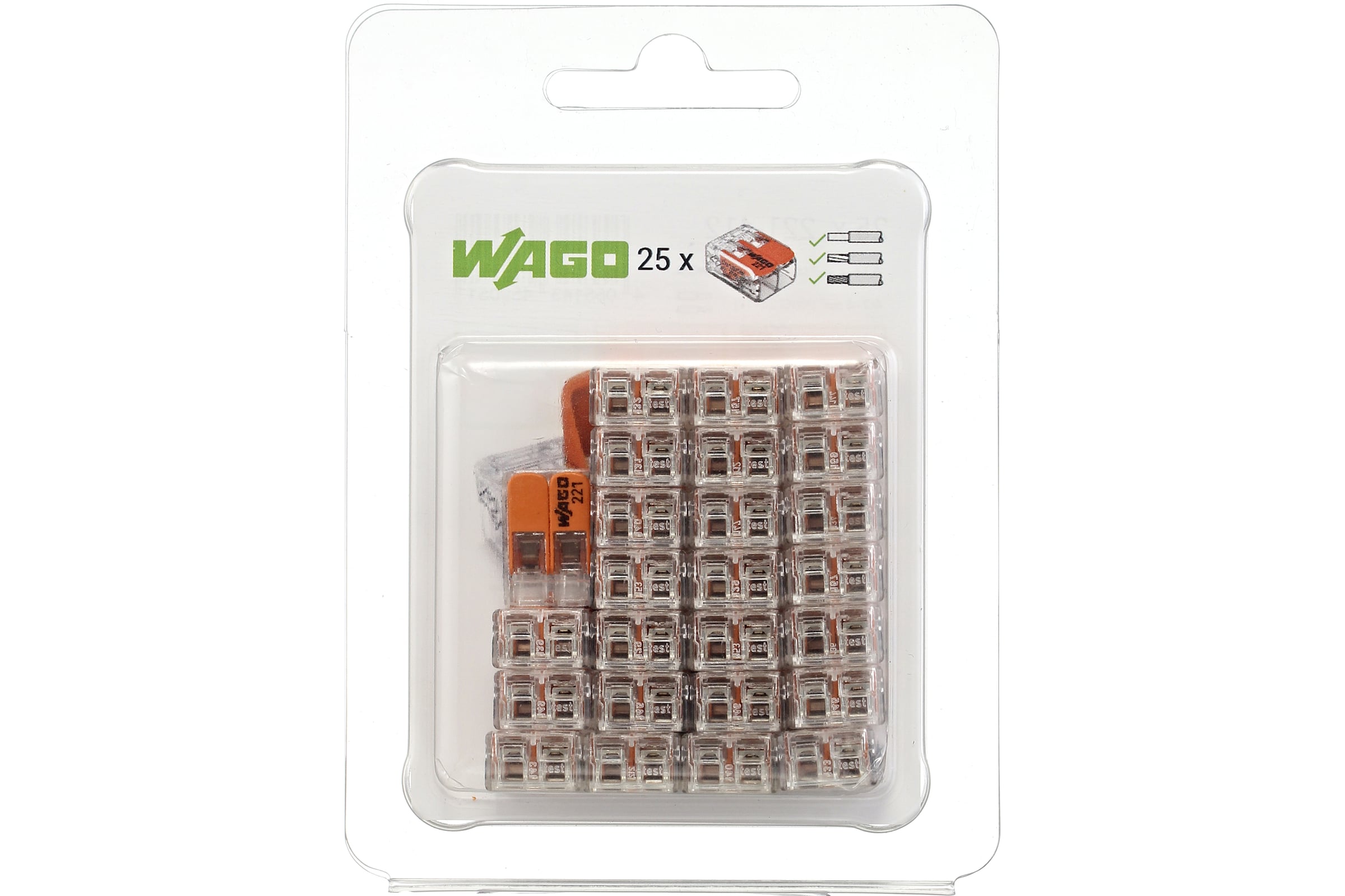 КлеммыWAGO221-412вблистернойупаковке25шт.221-412-25.221-412-25221-412/25