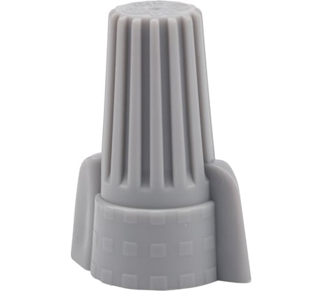 Соединительный изолирующий зажим REXANT с лепестками СИЗ-15 d 14,9 мм 4-16 мм2 серый 10шт 08-0759-10