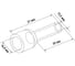 Наконечник-гильза TDM ELECTRIC е70-20 70мм2 с изолированным фланцем (25шт) SQ0512-0029 3