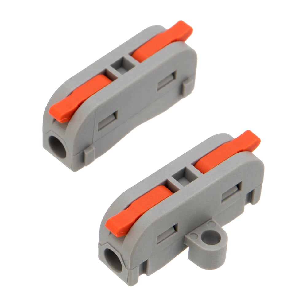 Проходная клемма REXANT СМК 222-421P, 1 полюс, с монтажной площадкой (0 ...