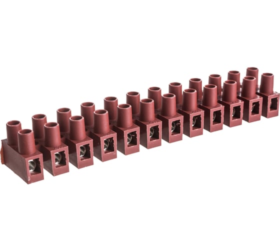 Клеммник 12р, 150°С, 450V, 32A, 4кв.мм. DKC 43312FV