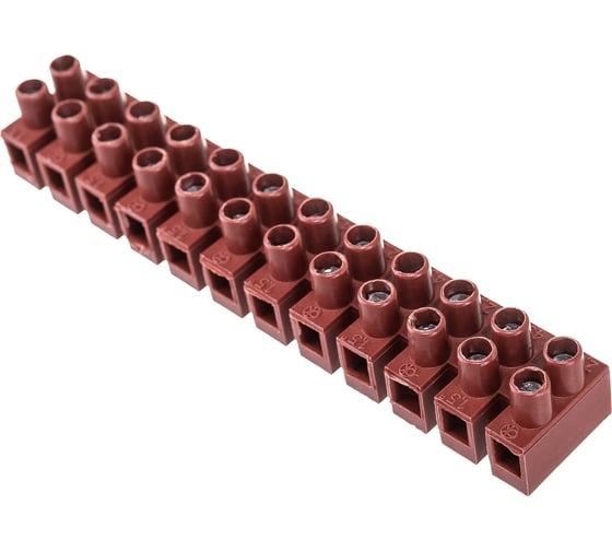Клемник DKC, фибергласс, 12р, 150°С, 450V, 24A, 2,5мм.кв. 43212FV