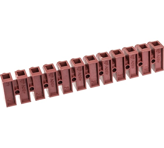 Клемник DKC, фибергласс, 12р, 150°С, 450V, 24A, 2,5мм.кв. 43212FV