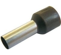 Наконечник-гильза DKC изол. 1.5кв.мм дл. 8мм черн. 500шт 2ART505