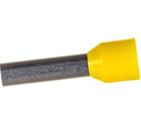 Наконечник-гильза DKC изол. 6кв.мм дл. 14мм жел.100шт 2ART508