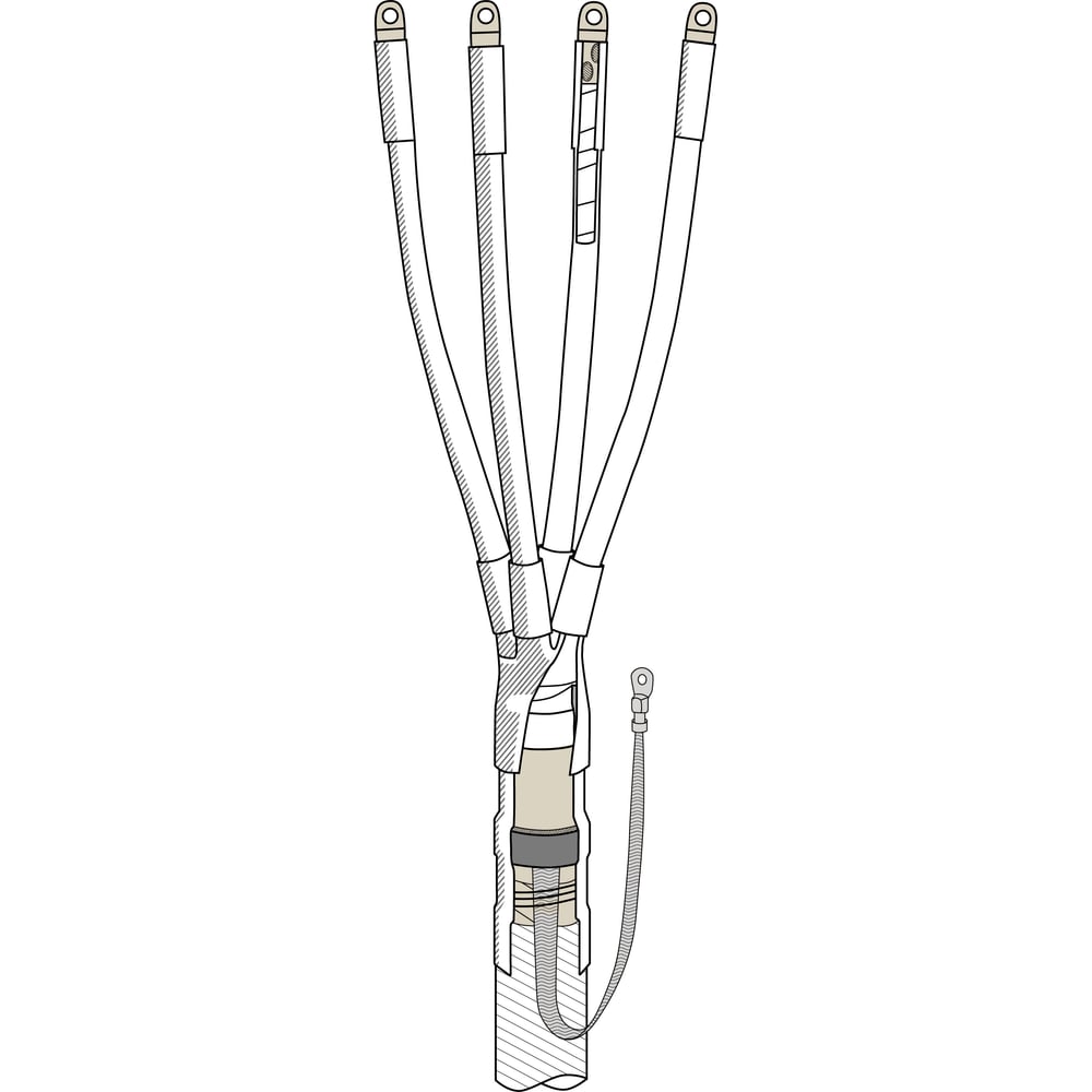 Концевые кабельные муфты 4квнтп 1. Муфта концевая КВНТП-70/120 ПЗЭМИ. Муфта концевая 120-240мм /EPKT 0063-l12/. Муфта 4квнтп-1-150/240. 4квнтп-1-150/240.