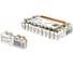 Нулевая шина "n" TDM ELECTRIC 6x9мм 4/1 (4 группы/крепеж по центру) инд. стикер SQ0801-0136 1
