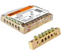 Нулевая шина "n" TDM ELECTRIC 6x9мм 6/2 (6 групп/крепеж по краям) SQ0801-0058