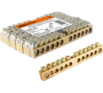 Нулевая шина "n" TDM ELECTRIC 8x12мм 12/1 (12 групп/крепеж по центру) SQ0801-0051